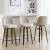Medina bar stool, Brown Bena Fabric/Bar Height