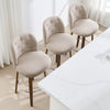Medina bar stool, Brown Bena Fabric/Bar Height