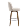 Medina bar stool, Brown Bena Fabric/Bar Height