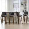 Medina bar stool, Charcoal Sarma Leather/Bar Height