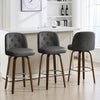 Medina bar stool, Charcoal Sarma Leather/Bar Height