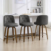 Medina bar stool, Charcoal Sarma Leather/Counter Height