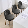 Medina bar stool, Charcoal Sarma Leather/Counter Height