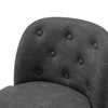 Medina bar stool, Charcoal Sarma Leather/Counter Height