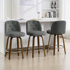 Medina bar stool, Gray Bena Fabric/Counter Height