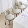 Medina bar stool, Moonlight Sarma Leather/Counter Height