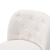 Medina bar stool, White Bena Fabric/Counter Height