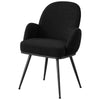 Melomel dining chair, Black Fabric