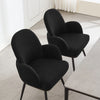 Melomel dining chair, Black Fabric