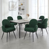 Melomel dining chair, Green Fabric