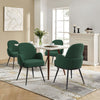 Melomel dining chair, Green Fabric