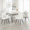 Melomel dining chair, White Fabric