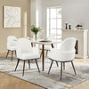 Melomel dining chair, White Fabric