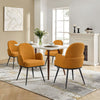 Melomel dining chair, Yellow Fabric