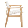 Monastic dining chair, White, 17 3/4"