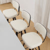 Moravia II bar stool, Cream Hron Leather/Bar Height/Leather Backrest