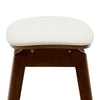 Muscat bar stool, Walnut Frame, 26 inch