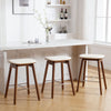 Muscat Counter Stool in Brown Rubberwood