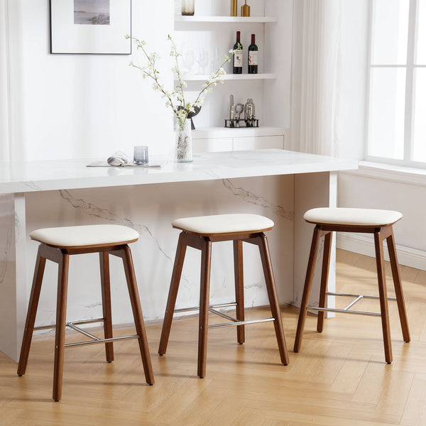 Muscat Counter Stool in Brown Rubberwood