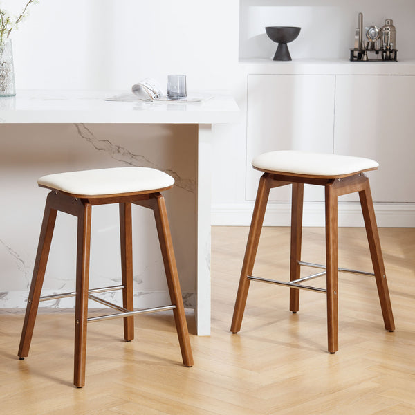 Muscat Counter Stool in Brown Rubberwood