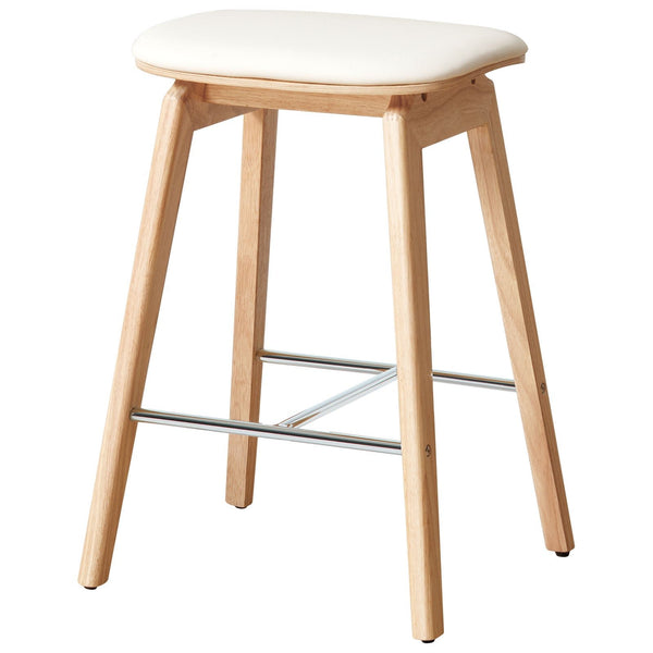 Muscat Counter stool in Natural Rubberwood