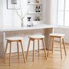 Muscat Counter stool in Natural Rubberwood