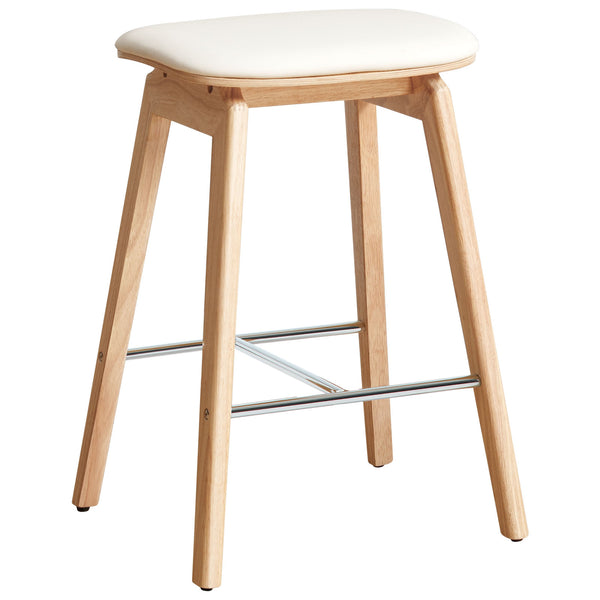 Muscat Counter stool in Natural Rubberwood