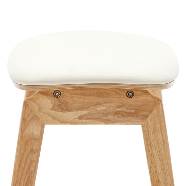 Muscat Counter stool in Natural Rubberwood