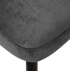 Musque bar stool, Gray Azal Velvet/Bar Height