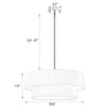 Nerolo chandelier light small dimensions
