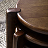 Oud Bruin dining chair, Dark brown, 17 3/4"