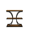 Paektu Side Table in Brown Finish