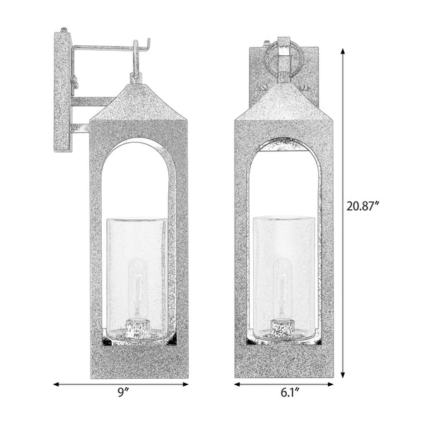 Pelso outdoor wall light dimensions
