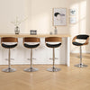 Pinot Gris bar stool with height adjustment, Black, 24"-31 7/8"