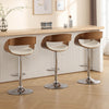 Pinot Gris bar stool with height adjustment, White, 24"-31 7/8"