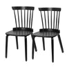 Porter dining chair, Black, 17 3/8"