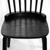 Porter dining chair, Black, 17 3/8"