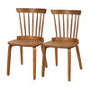 Porter dining chair, Wood, 17 3/8"