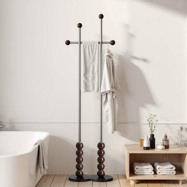 Pumori Coat Rack in Gray Finish