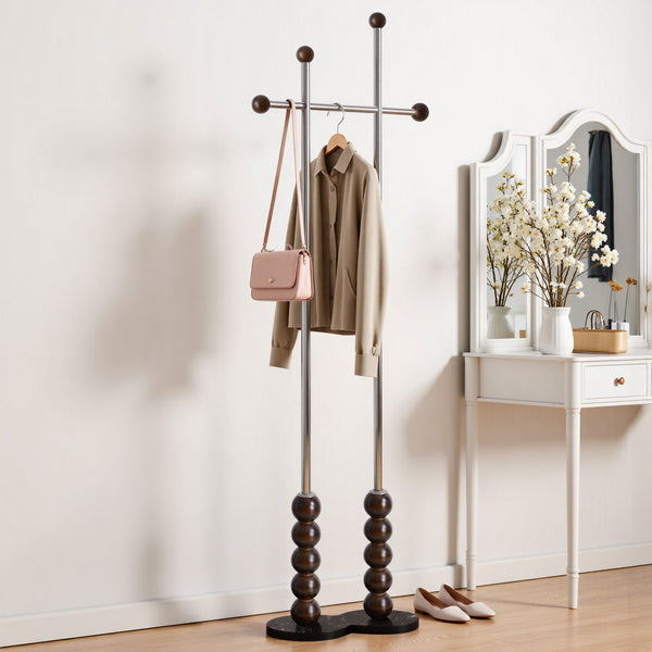 Pumori Coat Rack in Gray Finish