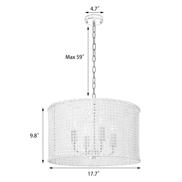 Refosco chandelier light dimensions