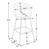 Ribolla bar stool bar height dimensions