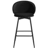 Ribolla bar stool, Black Velvet/Bar Height