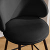 Ribolla bar stool, Black Velvet/Bar Height