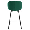 Ribolla bar stool, Green Velvet/Bar Height