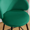 Ribolla bar stool, Green Velvet/Bar Height