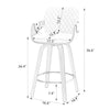 Rimava counter stool dimensions