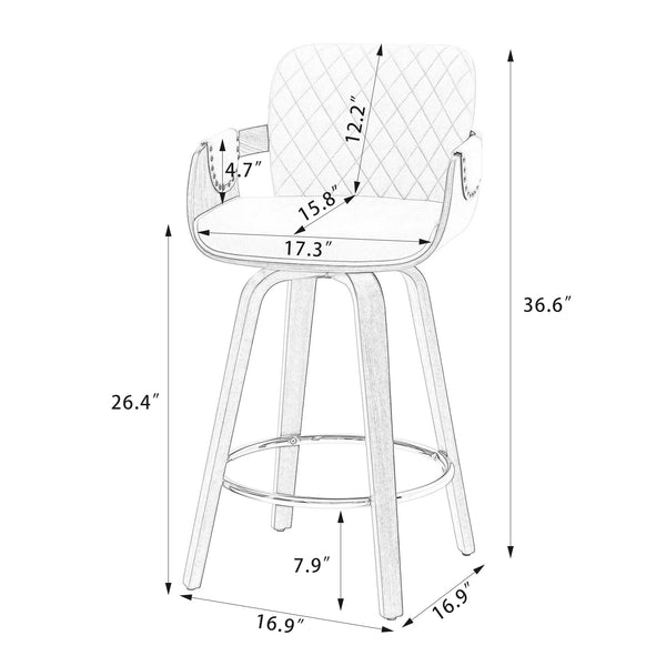 Rimava counter stool dimensions