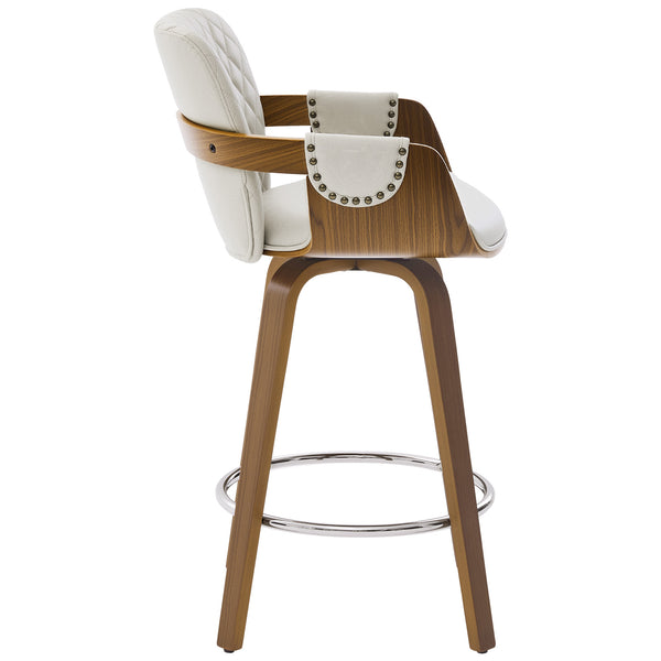 Rimava Counter Stool in Moonlight Sarma Leather
