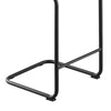 Rosada bar stool with backrest, Black-Metal frame/Counter Height